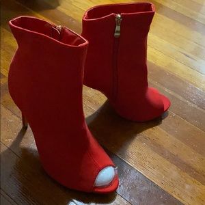 Red booties